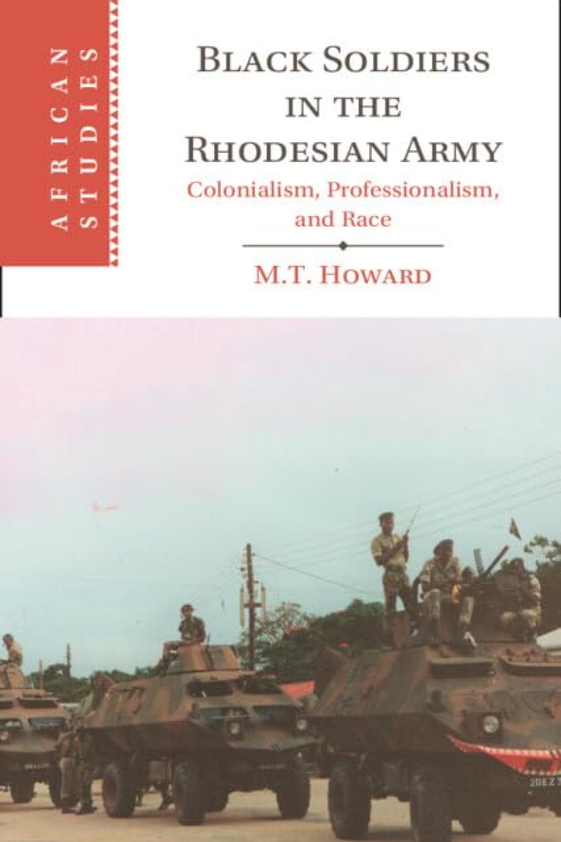 Book cover reading Black Soldiers in the Rhodesian Army