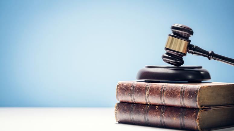 law gavel and books