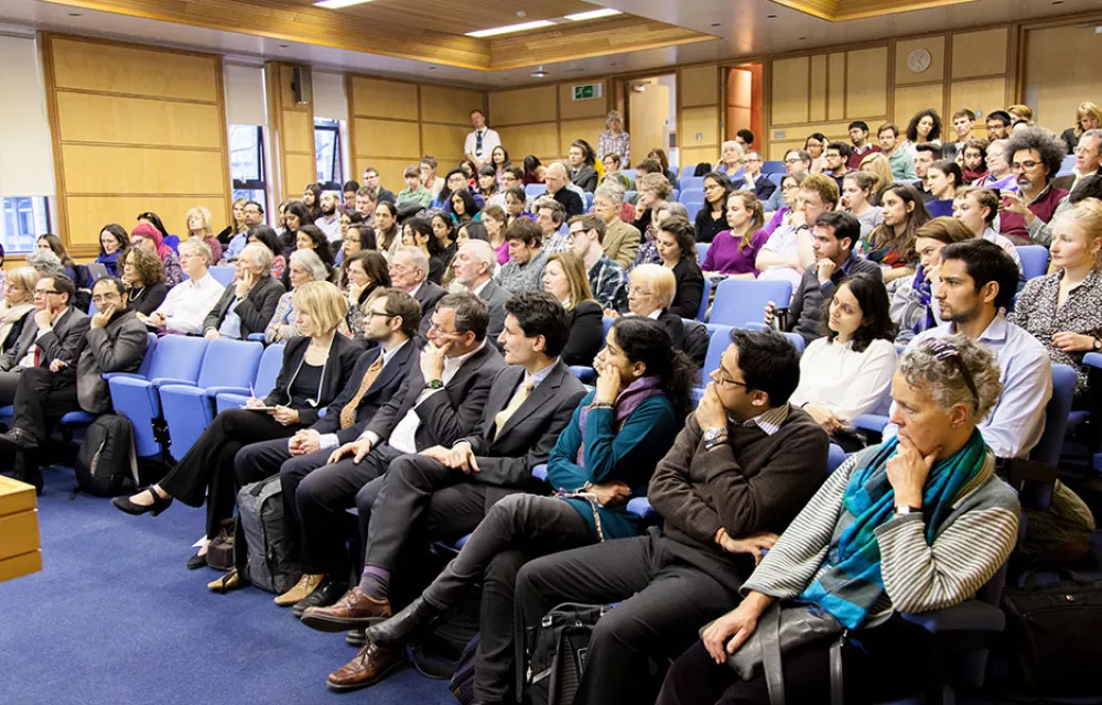 Audience in a lecture theatre