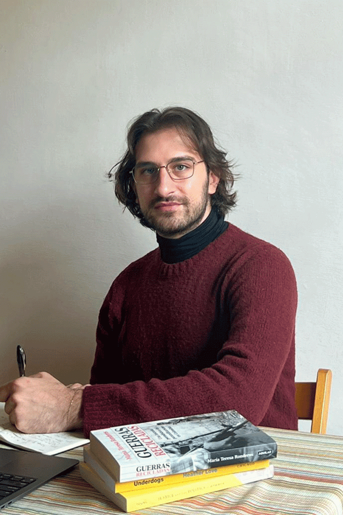 Samuel Ritholtz seated at a desk