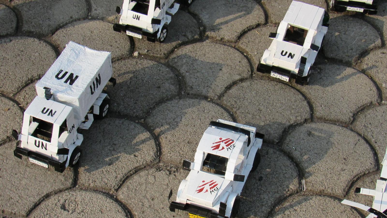 Models of humanitarian vehicles