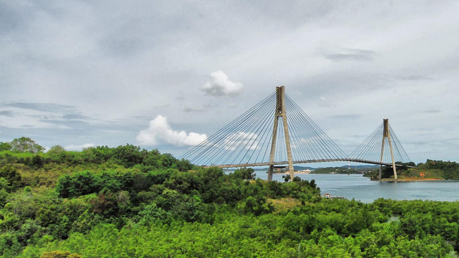 Bridge connecting islands in Indonesia's Batam Special Economic Zone