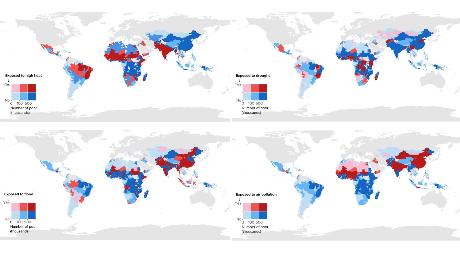 Climate hazard maps